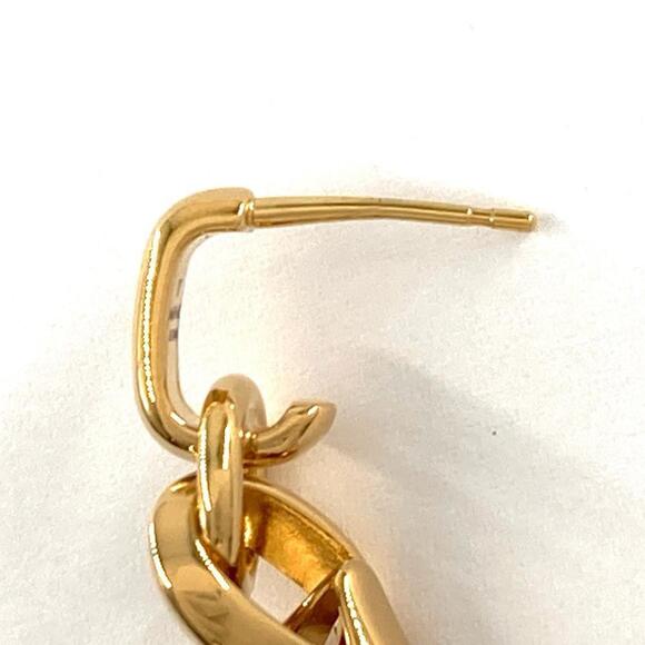 LOUIS VUITTON Gold Earrings - Picture 4 of 6